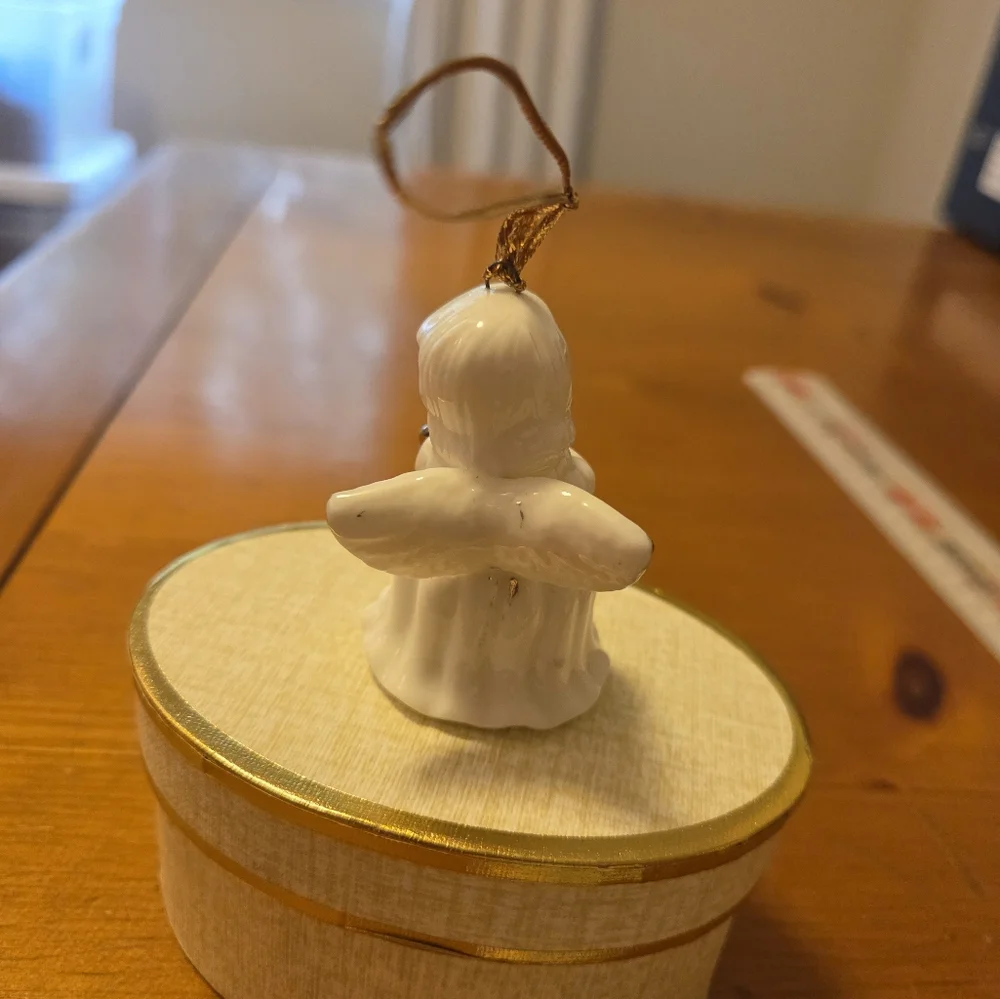Vintage White Porcelain Ornaments